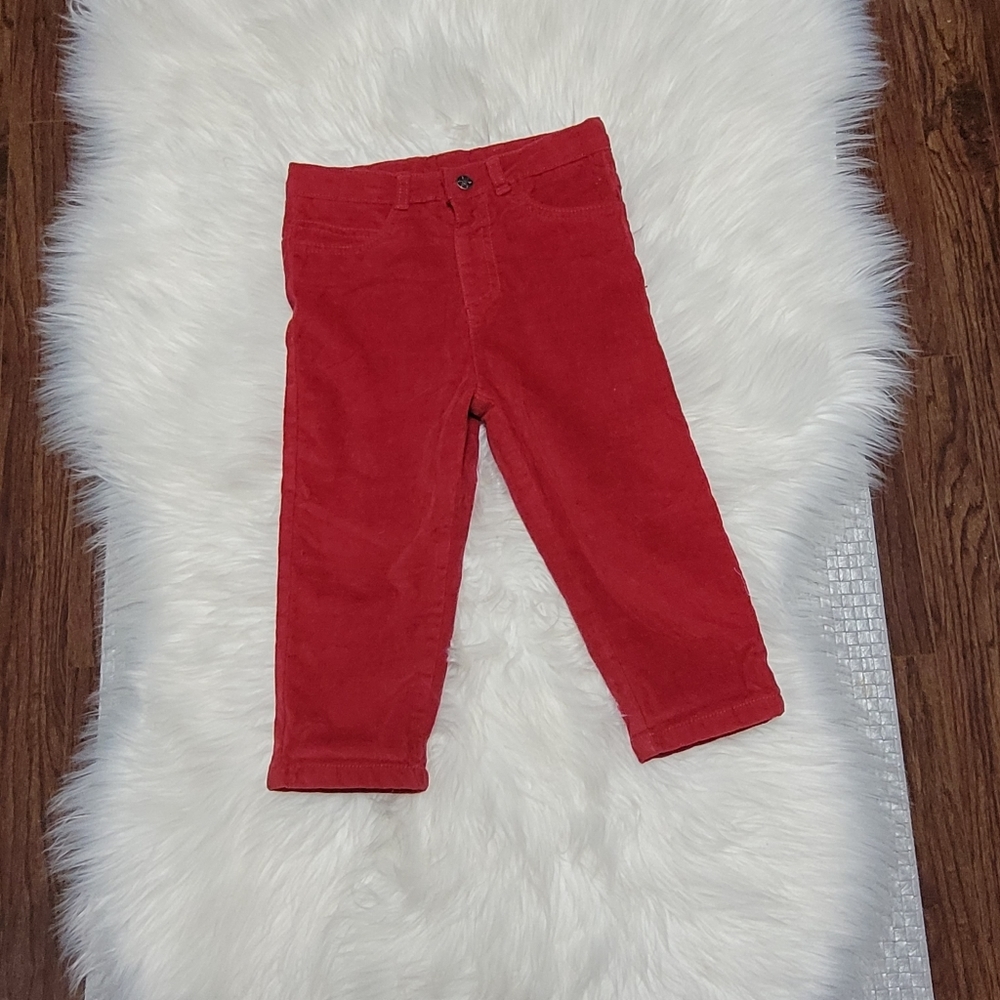 💕Orchestra NEW Red Merry Winter Baby Pants Size 23 Months